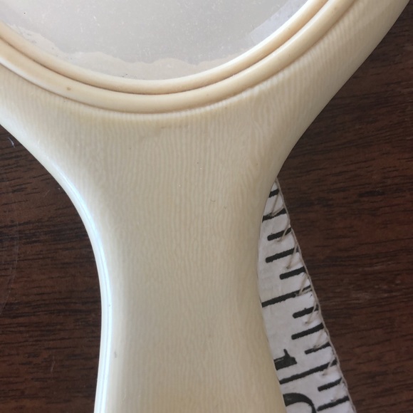 Antique Handmirror Fleur de Lis - Picture 10 of 12